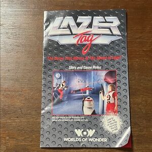 1986 Worlds of Wonder Lazer Tag Game Manual
